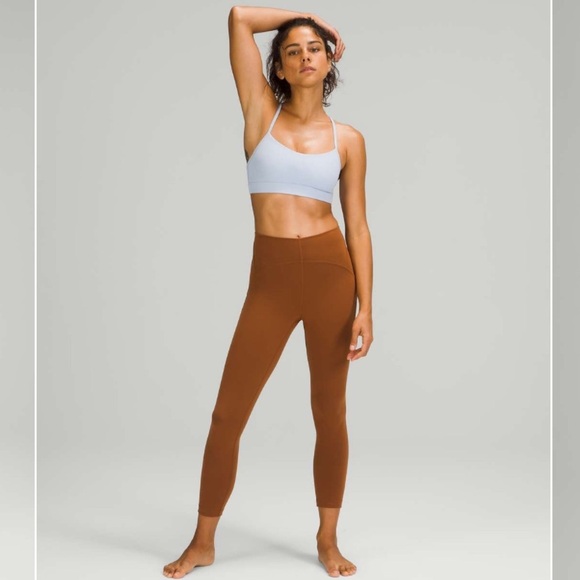 lululemon athletica Pants - Lululemon Instill High-Rise Tight 25" Copper Brown size 8